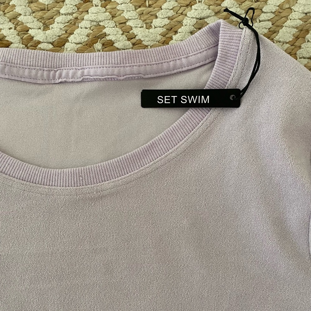 NWT SETactive Swim Crop Tee - Picture 4 of 5